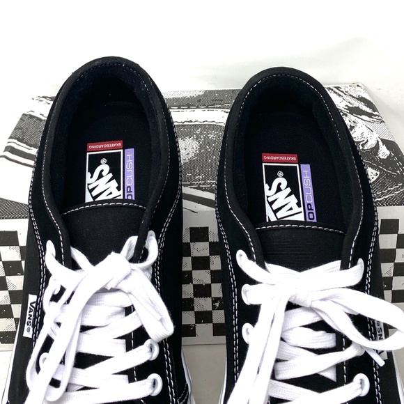 VANS Skate Chukka Low Shoe Womens Casual Sneaker Black Suede Canvas VN0A4BX4Y28 - Picture 6 of 12